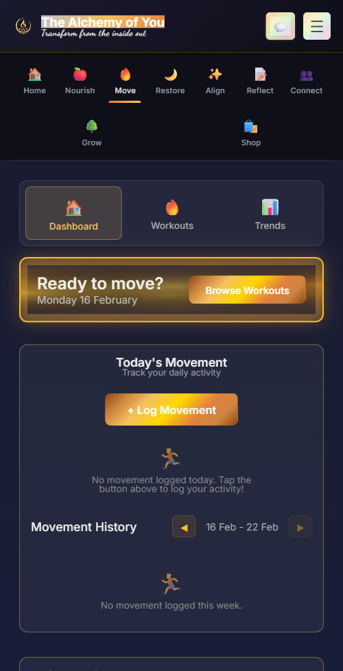 Step tracking with daily progress ring